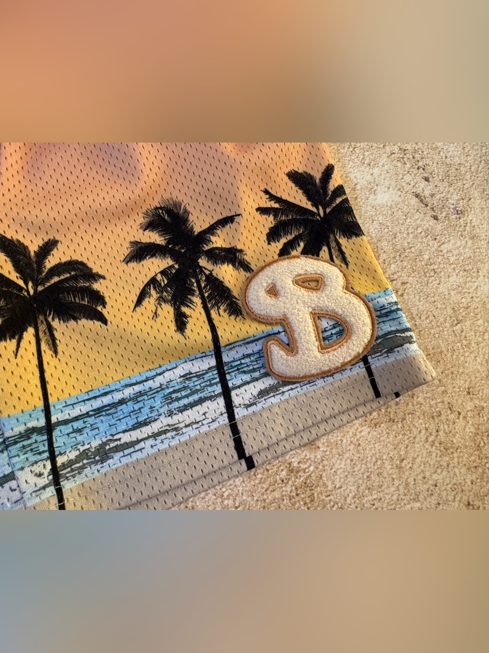 Bucketsquad BKTSQD Sunset Beach Mesh Basketball Shorts YXL 9-10 🌅 🏝️ ☀️ - Picture 2 of 7